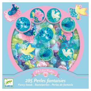 Perles fantaisies Oiseaux 285 pcs - Djeco - Rougier et Plé