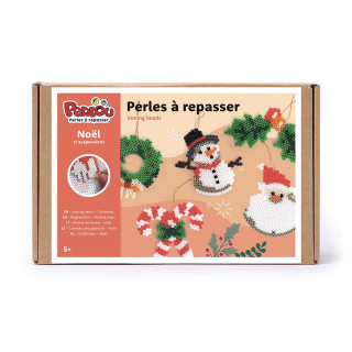 Kit créatif Suspensions de Noël en Perles à repasser - Perlou - Rougier et Plé