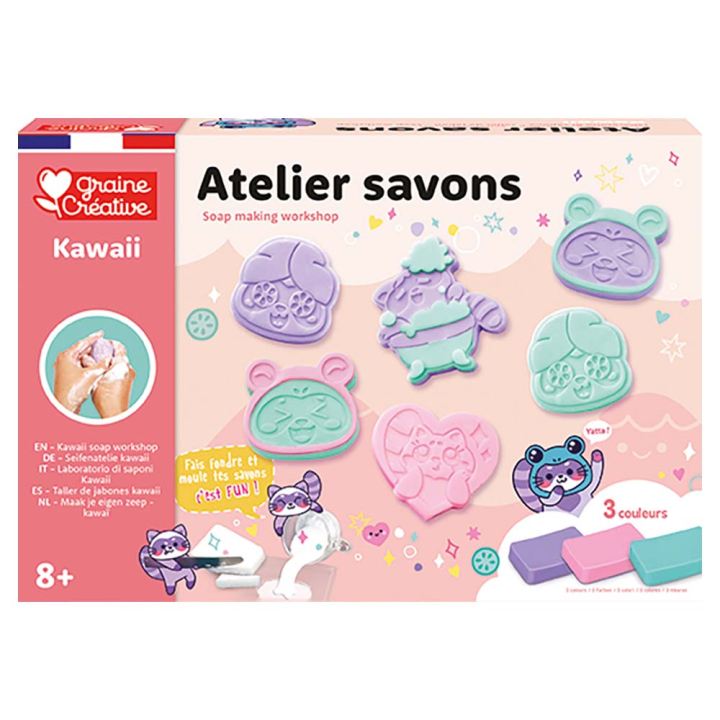 Coffret Atelier de savons Kawaï - Graine Créative - Rougier et Plé