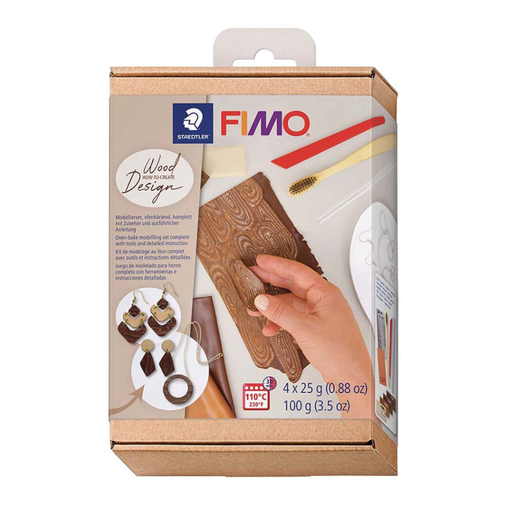 Coffret Fimo effet Bois - Fimo - Rougier et Plé