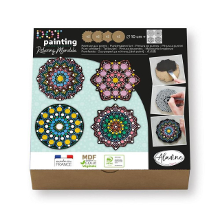 Coffret Dot painting 8 Formes 10 cm - Aladine - Rougier et Plé