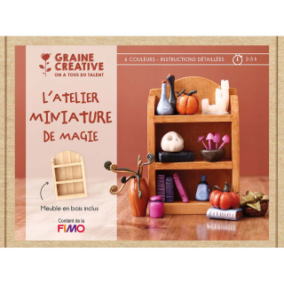 Coffret Fimo miniatures Magie - Graine Créative - Rougier et Plé