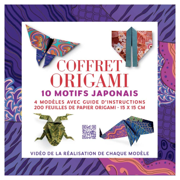 Coffret Origami 10 motifs japonais - Nuinui - Rougier et Plé
