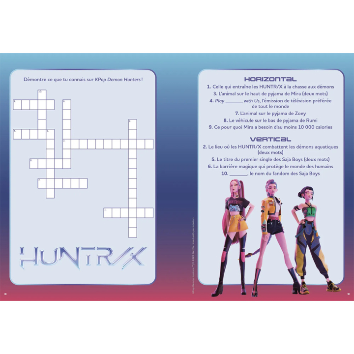 Le livre officiel d'activités KPop Demon Hunters - Dragon D'Or - Rougier et Plé
