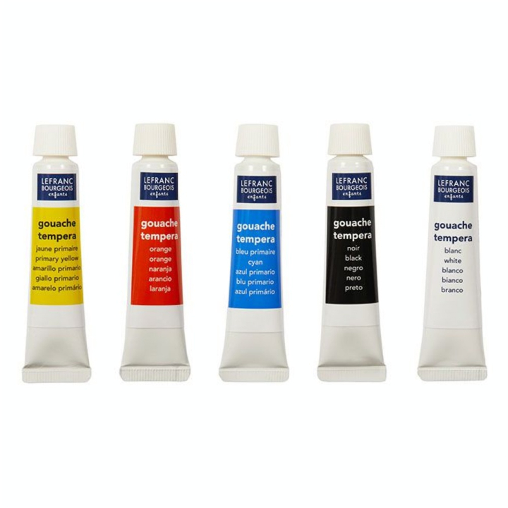 Gouache 5 tubes de 10 ml - Lefranc Bourgeois - Rougier et Plé