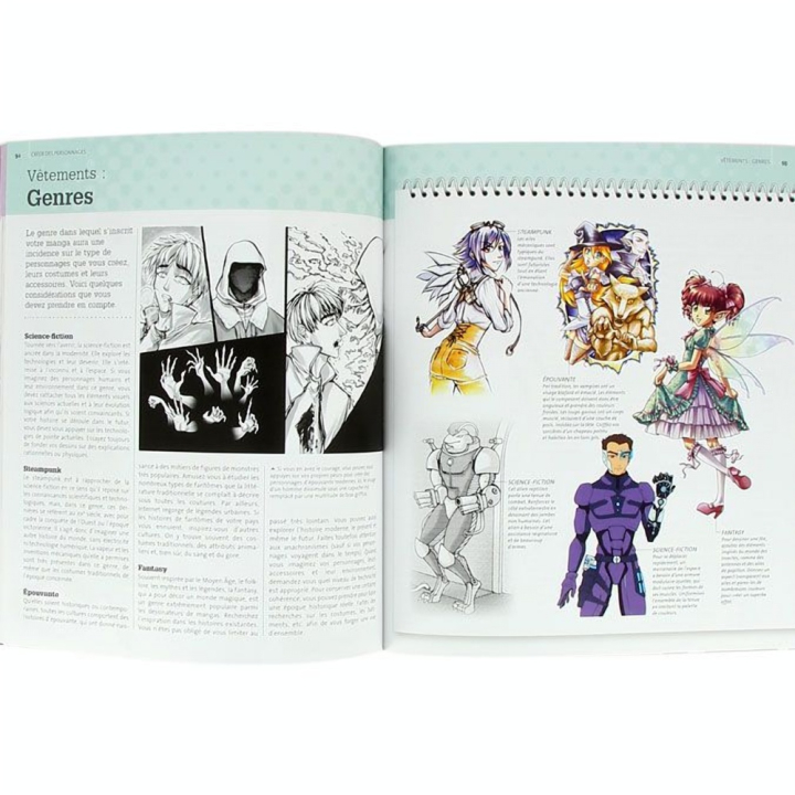 Livre Le dessin de manga : Un guide complet pour apprendre toutes les techniques - Éditions Vigot - Rougier et Plé