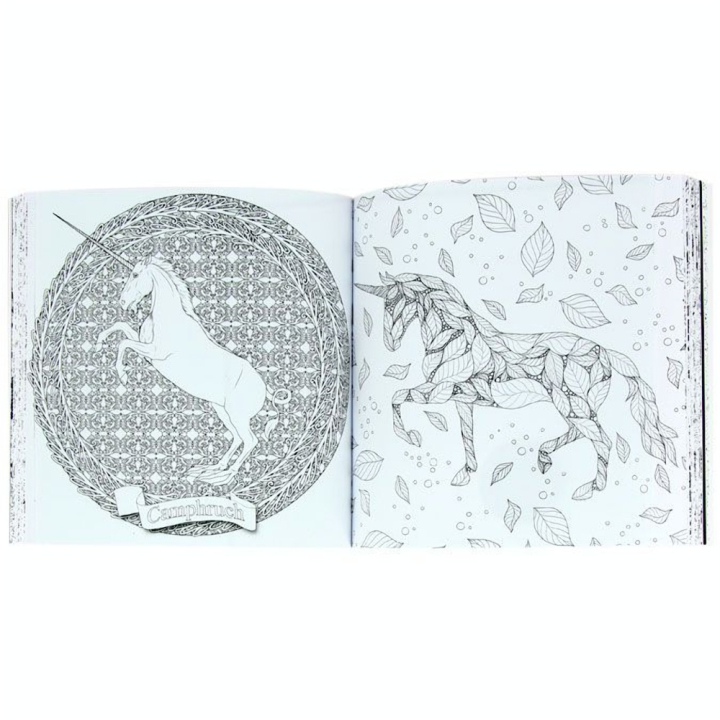 Les carrés d'Art thérapie Licornes - Hachette - Rougier et Plé