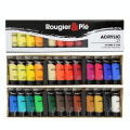 Peinture acrylique 21 ml Boite de 24 tubes - Rougier&Plé - Rougier et Plé