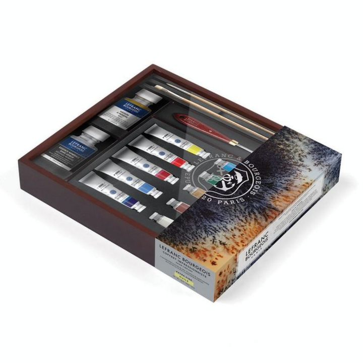 Peinture à l'huile extra-fine LB Coffret bois Impressionnistes 10 tubes - Lefranc Bourgeois - Rougier et Plé