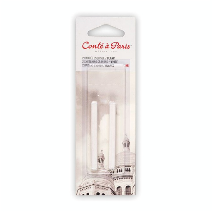 Pastel sec Set de 2 Blanc HB - Conté à Paris - Rougier et Plé