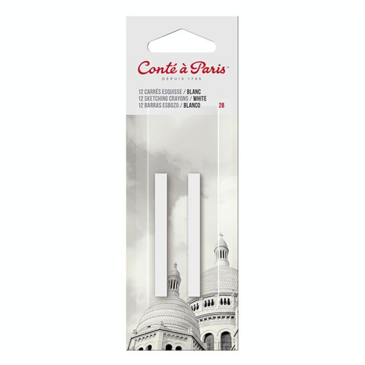Pastel sec Set de 2 Blanc 2B - Conté à Paris - Rougier et Plé