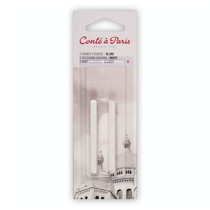 Pastel sec Set de 2 Blanc B - Conté à Paris - Rougier et Plé