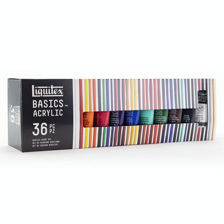 Peinture acrylique Basics Set 36 x 22 ml - Liquitex - Rougier et Plé
