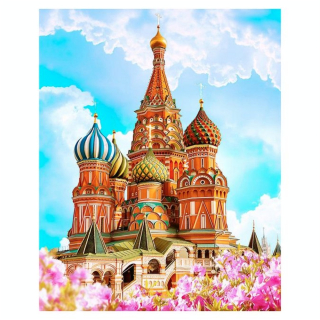 Broderie Diamant 40 x 50 cm Cathédrale St Basil - Figured'Art - Rougier et Plé