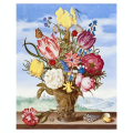 Broderie Diamant 40 x 50 cm Bouquet de Fleurs - Ambrosius Bosschaert - Figured'Art - Rougier et Plé