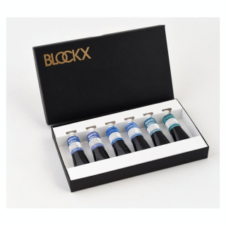 Aquarelle Extra-Fine Coffret 6 Tubes 15 ml Cobalt - BLOCKX - Rougier et Plé