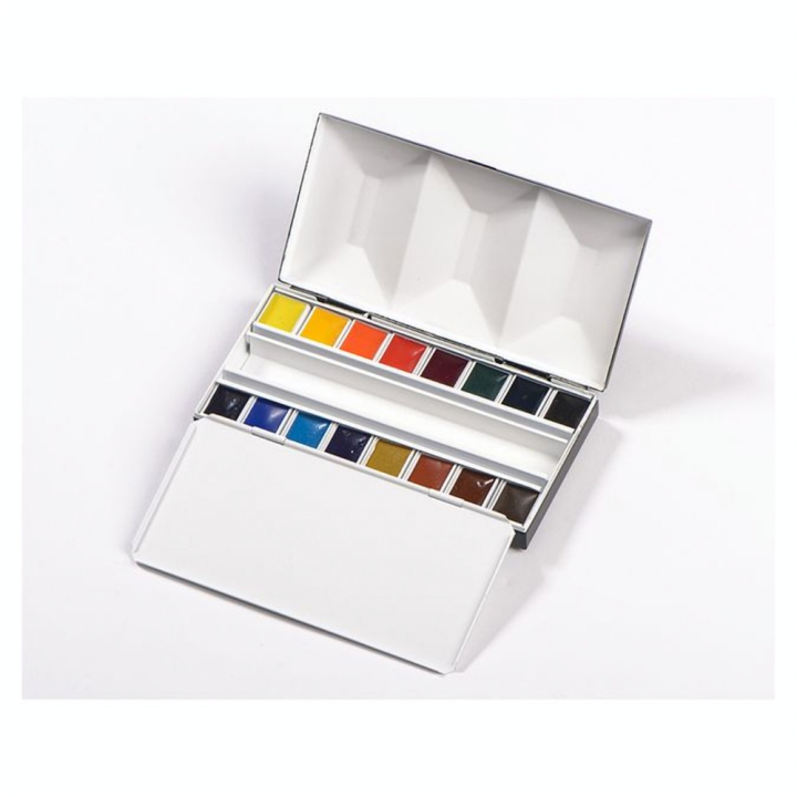 Aquarelle Extra-Fine Boîte métal 16 demi-godets - BLOCKX - Rougier et Plé