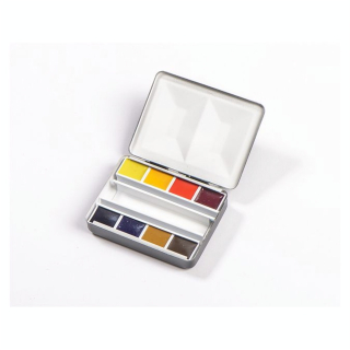Aquarelle Extra-Fine Coffret bijou 8 demi-godets - BLOCKX - Rougier et Plé
