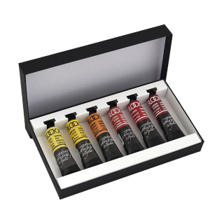 Peinture à l'huile Extra-Fine 6 x 20 ml Coffret Cadmiums - BLOCKX - Rougier et Plé