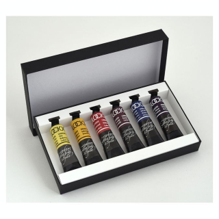 Peinture à l'huile Extra-Fine 6 x 20 ml Coffret Primaires - BLOCKX - Rougier et Plé