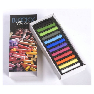 Pastels secs Boîte 12 pièces Assorties - BLOCKX - Rougier et Plé