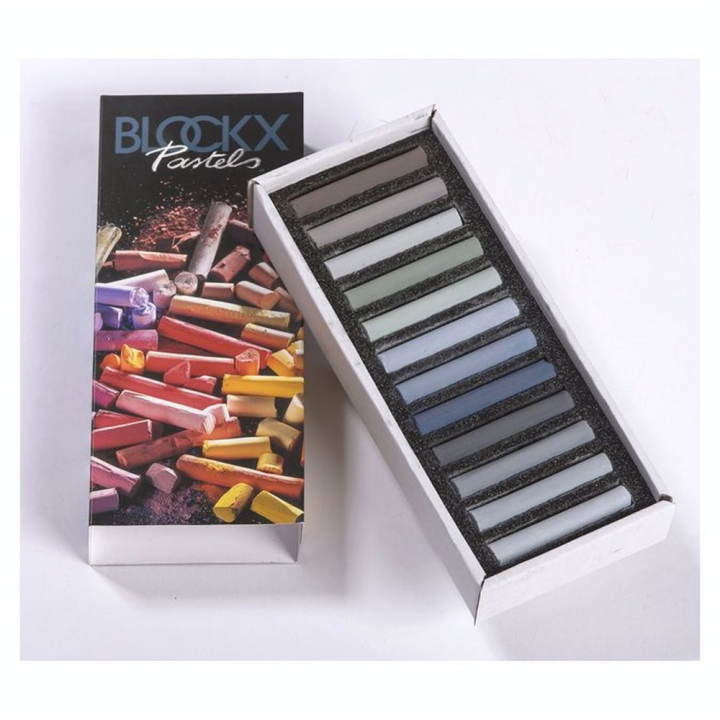 Pastels secs Boîte 12 pièces Gris - BLOCKX - Rougier et Plé