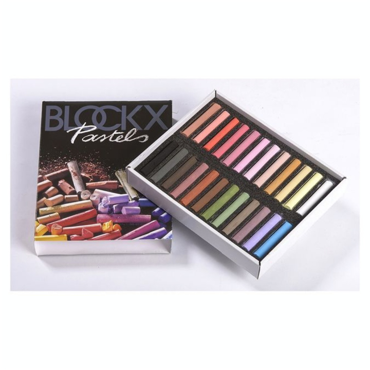 Pastels secs Boîte 24 pièces Portrait - BLOCKX - Rougier et Plé