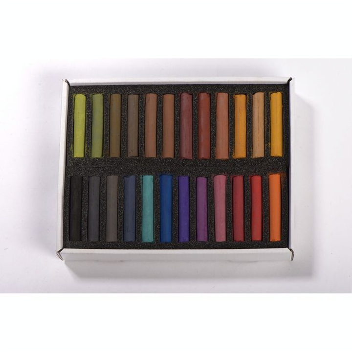 Pastels secs Boîte 24 pièces Foncés - BLOCKX - Rougier et Plé