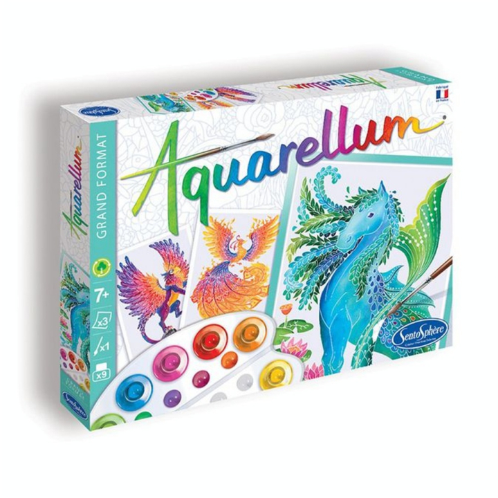 Aquarellum Animaux Mythiques - Sentosphère - Rougier et Plé