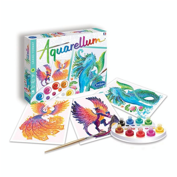Aquarellum Animaux Mythiques - Sentosphère - Rougier et Plé