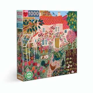 Puzzle 1000 Pièces English Cottage - Eeboo - Rougier et Plé