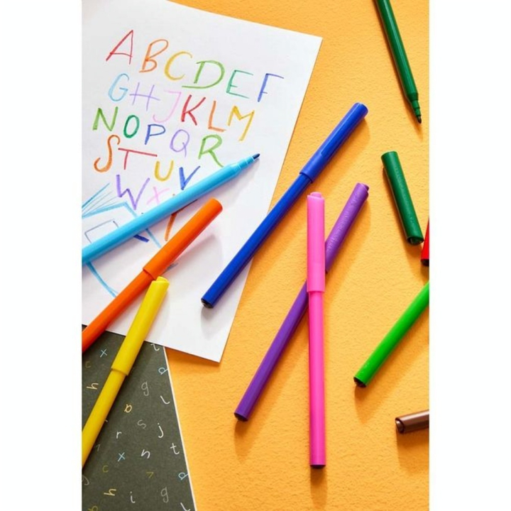 Feutres scolaires Château 50 couleurs - Faber-Castell - Rougier et Plé