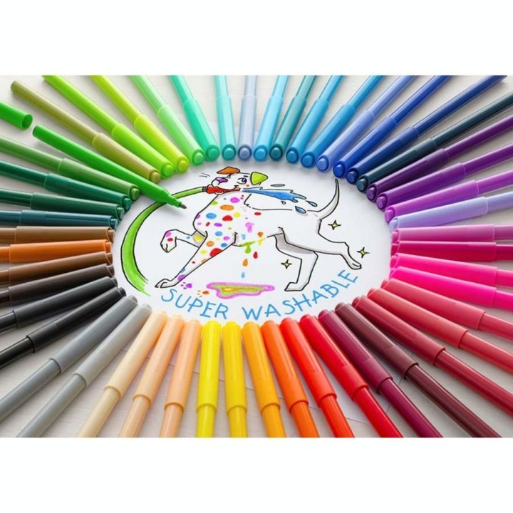 Feutres scolaires Château 50 couleurs - Faber-Castell - Rougier et Plé