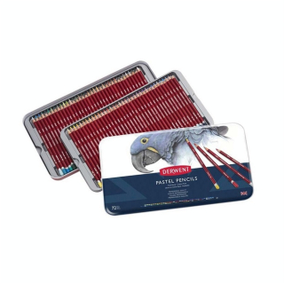 Crayon pastel Boîte métal 72 pcs - Derwent - Rougier et Plé