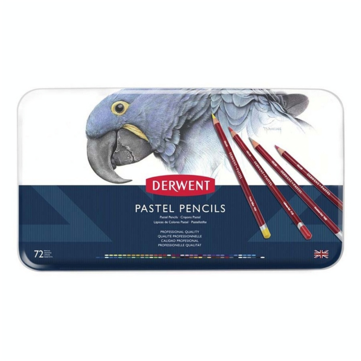 Crayon pastel Boîte métal 72 pcs - Derwent - Rougier et Plé