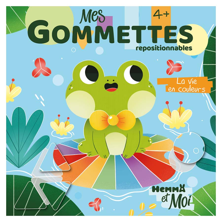 Livre Mes Gommettes repositionnables : La vie en couleurs - Hemma - Rougier et Plé