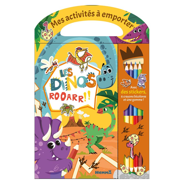 Livre Mes activités à emporter : Les Dinos - Hemma - Rougier et Plé