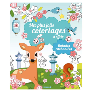 Livre Mes plus jolis coloriages à offrir : Balades enchantées - Hemma - Rougier et Plé