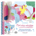 Livre de coloriage Pinceau magique : Licornes - Gründ - Rougier et Plé