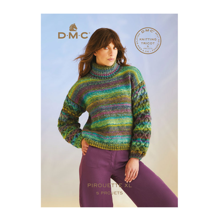 Livre 5 projets tricot Pirouette XL - DMC - Rougier et Plé