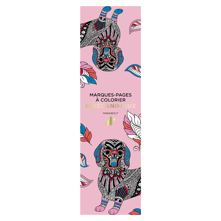 Marque-pages à colorier Bébés animaux - Marabout - Rougier et Plé