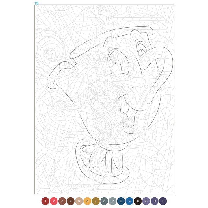 Grand Bloc de coloriage Disney Trompe-l'œil - Hachette - Rougier et Plé