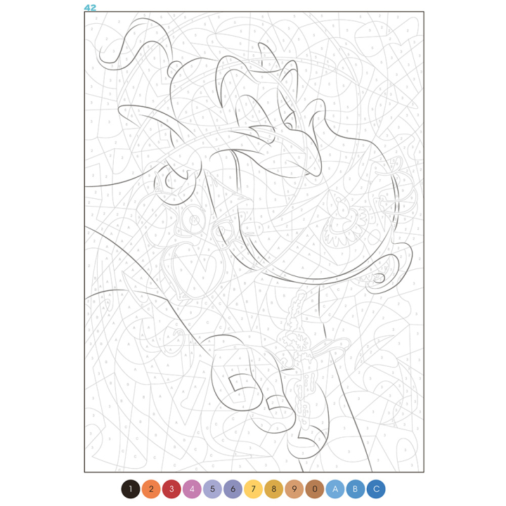 Grand Bloc de coloriage Disney Trompe-l'œil - Hachette - Rougier et Plé
