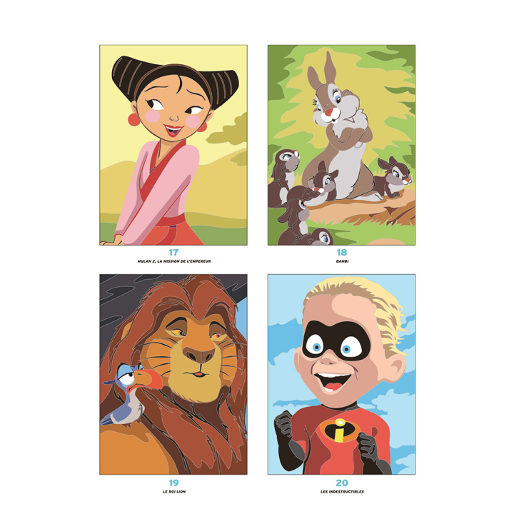 Grand Bloc de coloriage Disney Trompe-l'œil - Hachette - Rougier et Plé