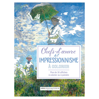 Affiches à colorier Chefs d'œuvre de l'impressionnisme - Larousse - Rougier et Plé