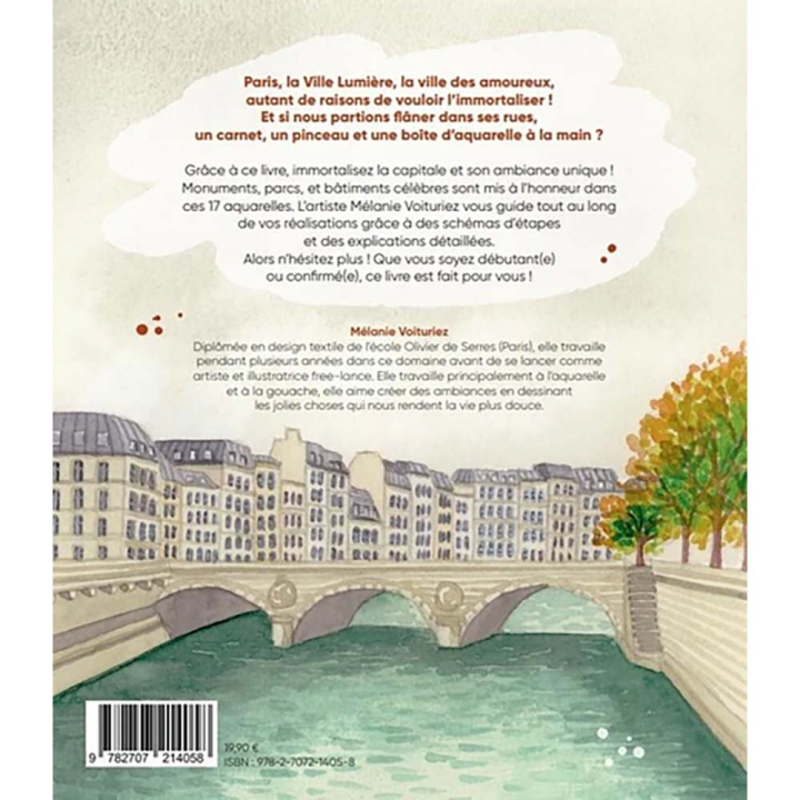 Livre Peindre Paris à l'aquarelle - Eyrolles - Rougier et Plé