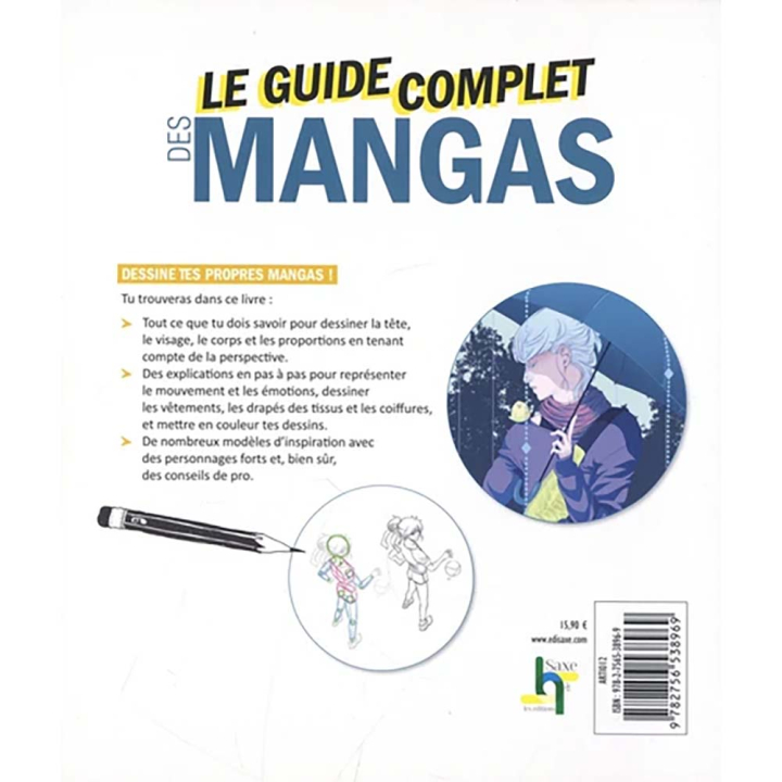 Livre Le Guide complet des mangas - Editions de Saxe - Rougier et Plé