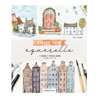 Livre Sweet Home Aquarelle - Editions de Saxe - Rougier et Plé