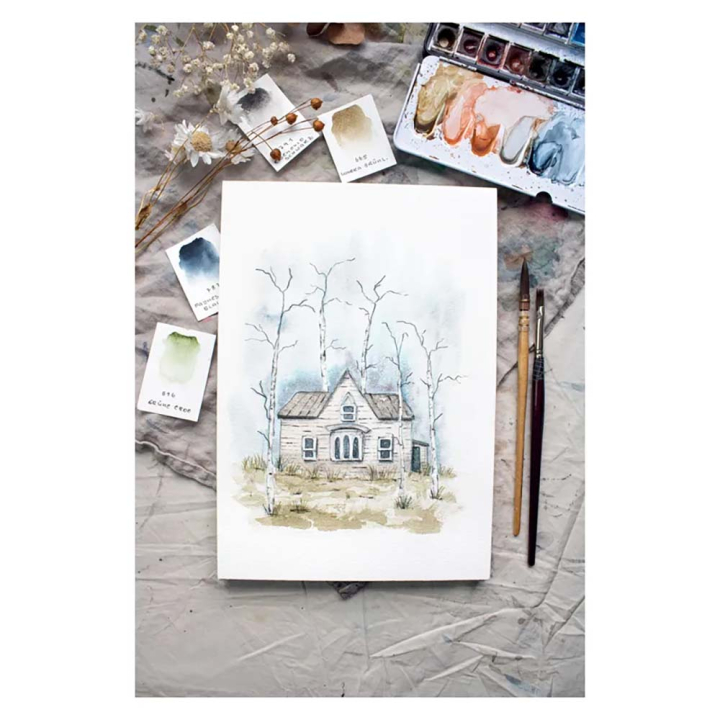 Livre Sweet Home Aquarelle - Editions de Saxe - Rougier et Plé