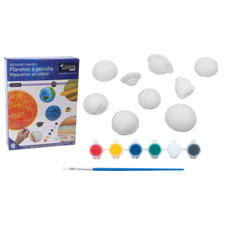 Kit Astronomie Planètes à peindre - Explora - Rougier et Plé